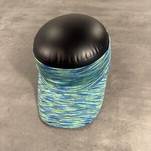 Under Armour Visor Women =Blue Green Headband Stretch Athletic Running Hat